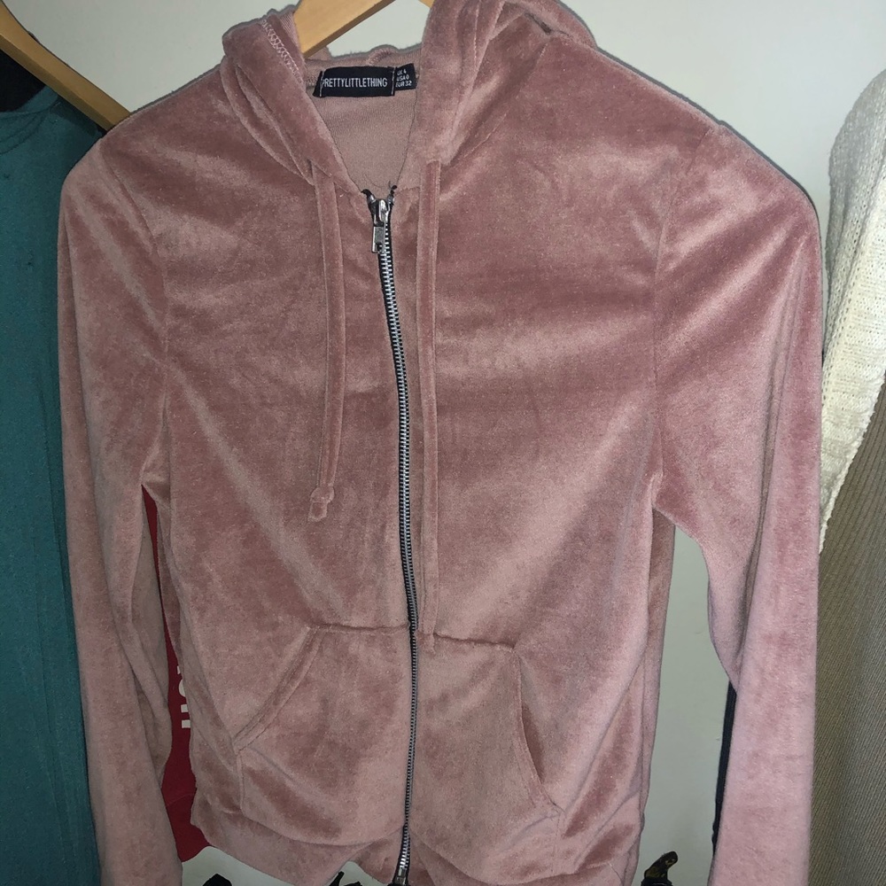 Pretty little thing velour jacket